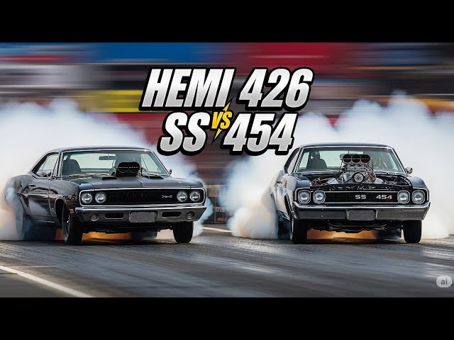 1995 Nissan 300ZX vs 1970 Challenger Drag Race: Hemi Swapped