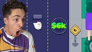 I MAX WON CROSSY ROAD GAMBLING GAME! ($6000+) screenshot 4