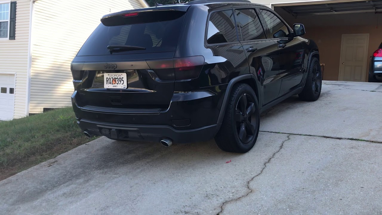 Grand Cherokee 5.7 muffler delete YouTube