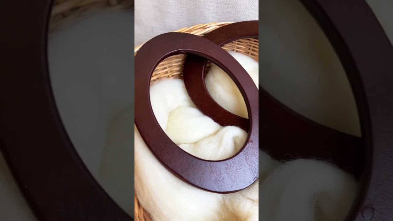 Anse en bois pour macram&eacute;