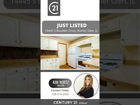 14445 S Boulder Drive, Homer Glen, IL home video tour