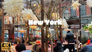 [4K]🇺🇸NYC Walk🗽SoHo in Manhattan | NOMO Hotel & Kitchen, 🍫MarieBelle, Hot Spots | Jan 2021