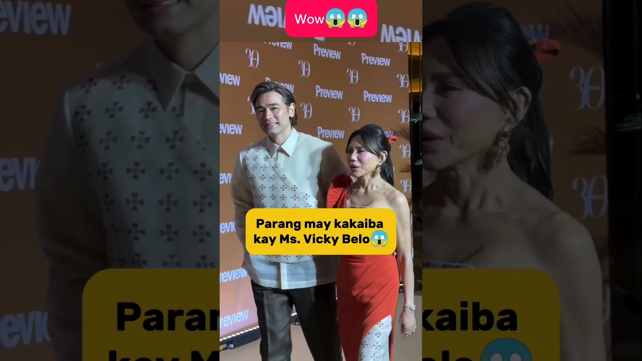 parang may kakaiba kay Ms. Vicky Belo 