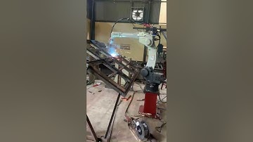 Robot hàn khung sắt #shorts #welding #short