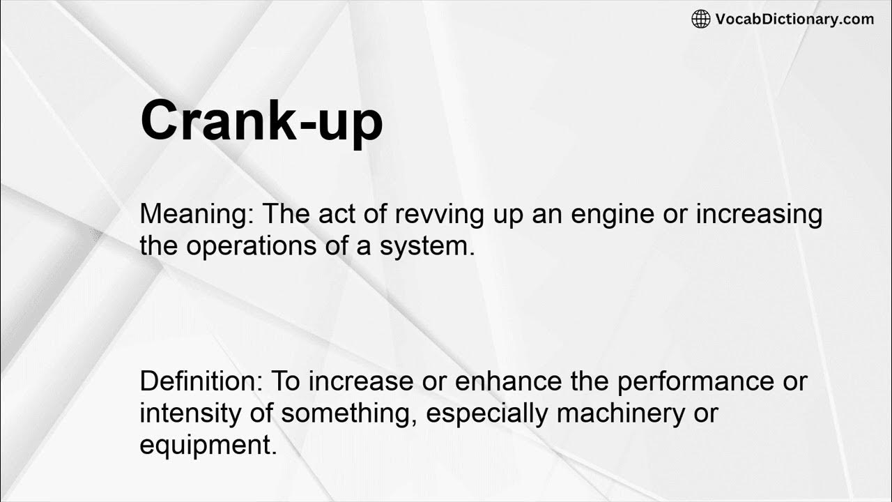 Crank up Meaning YouTube crank-up-meaning-youtube