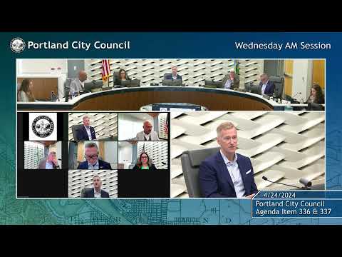 Portland City Council Meeting AM Session 04/24/24