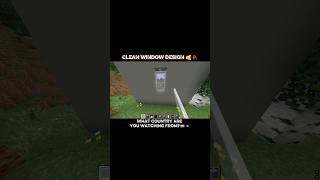 POV: You Actually Want to See Outside Your Minecraft House 👁️👄👁️ #minecraft #minecraftshorts