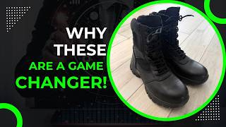 Review of these DahWe Mens Steel Toe Work Boots with Side Zipper