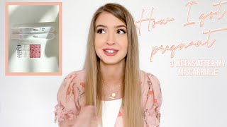 How I Got Pregnant 3 Weeks After Miscarriage | TTC tips + advice