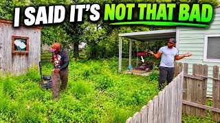 He Thought His Backyard Wasn’t That Bad… Until I Took a Closer Look! 😱 He Thought His Backyard Wasn’t That Bad… Until I Took a Closer Look! 😱
