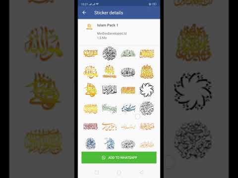 Islamitische stickers voor WhatsApp