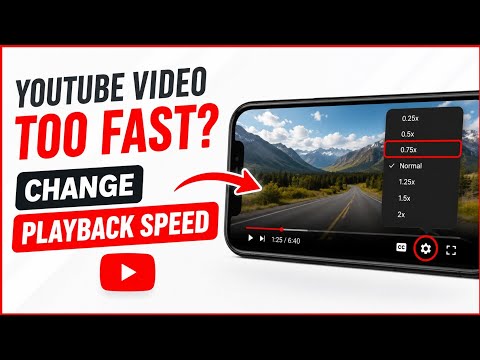 YouTube Video Playing Too Fast? How to Change Playback Speed on YouTube