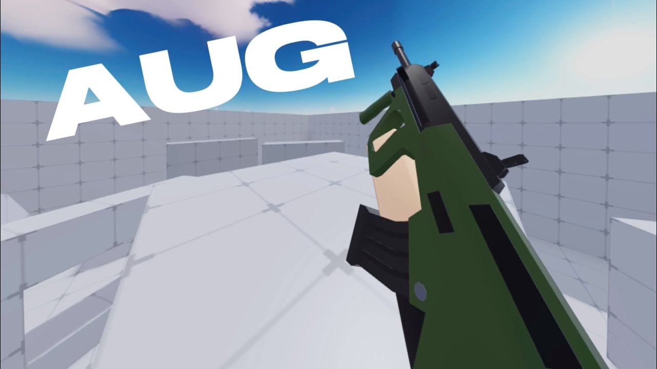 I Got The AUG In Roblox Rivals! - YouTube