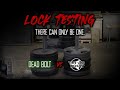 Deadbolt vs Tri-Ad® Lock | KNIFE TEST