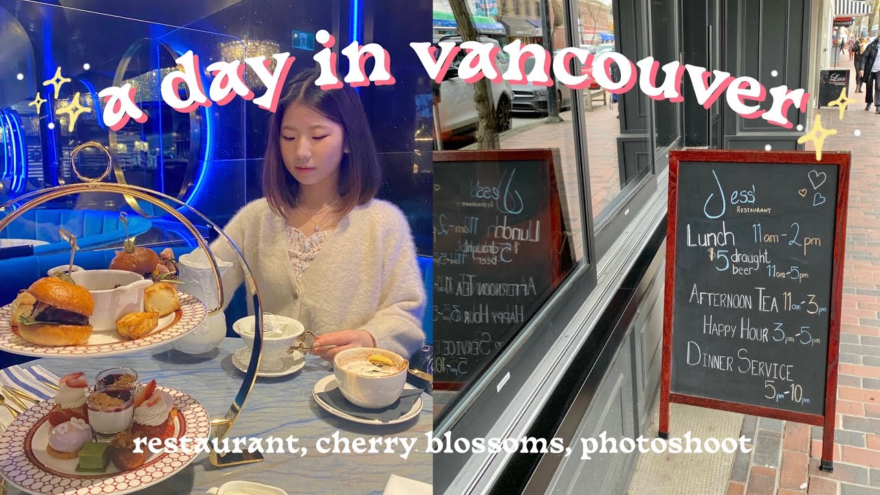 A day in my life VLOG • high tea, cherry blossom photoshoot