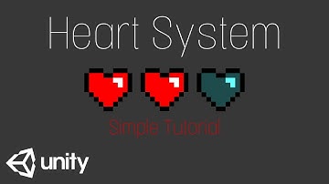 How to make a HEART HEALTH system in Unity 2022 | Beginner Tutorial