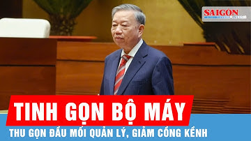 Tinh gọn bộ máy hệ thống chính trị: Thu gọn đầu mối quản lý, giảm bớt cồng kềnh | Tin tức