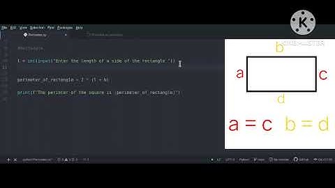 How to find perimeter of basic geometry shapes in python