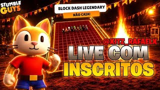 🔥 RFG AO VIVO: 🔥 🔴 JOGANDO STUMBLE GUYS COM OS INSCRITOS!! :D 🔴