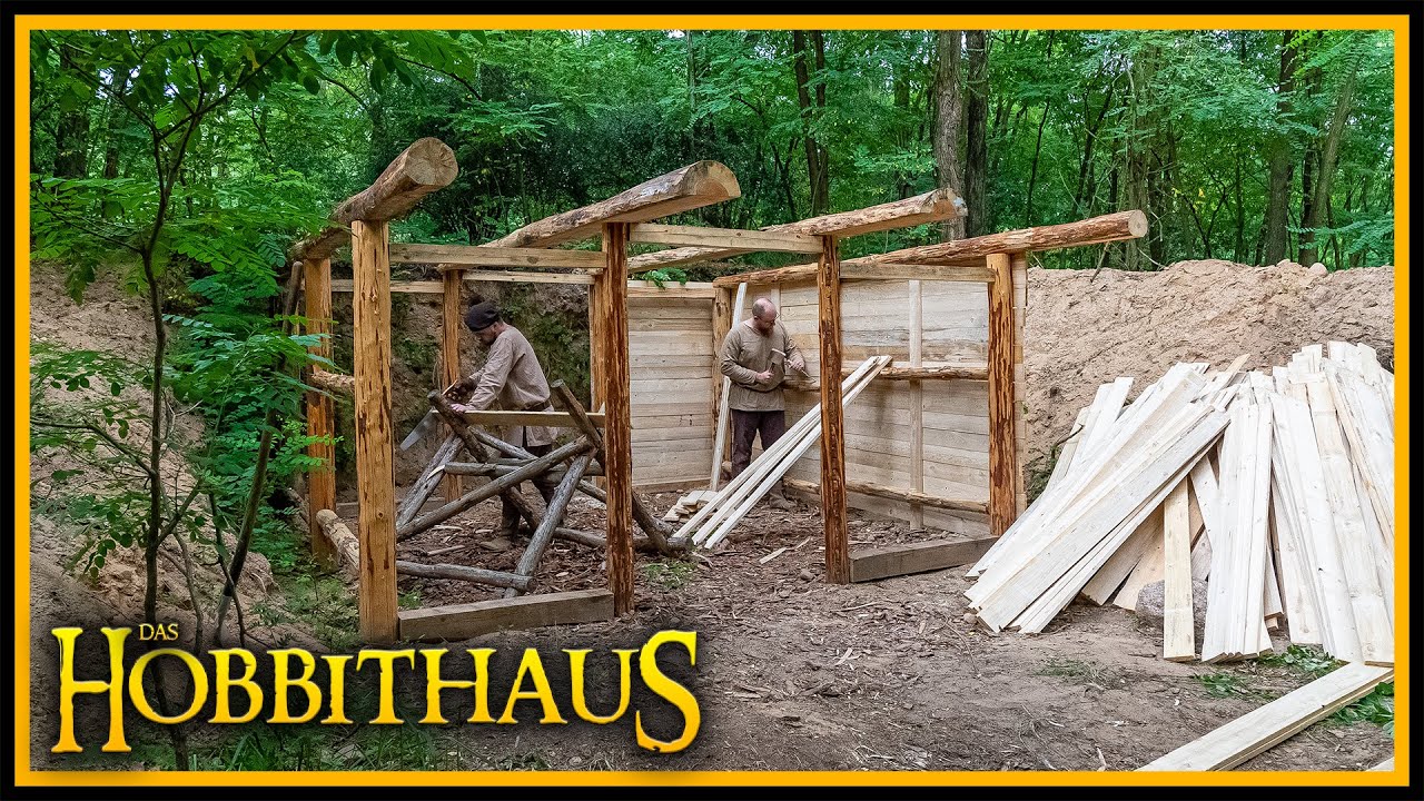Das Hobbithaus - Wer braucht Gold, wenn er Holz hat 😅 - Bushcraft Outdoor Deutschland