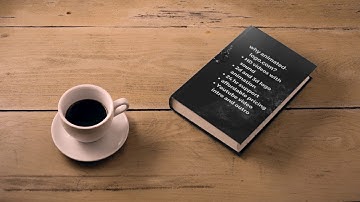 coffee bar / cafe video logo animation advertisement/commercial