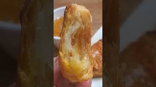 Shorts Gluten free puff pastry recipe.  Puff pastry turnovers stuffed with pineapple jam.