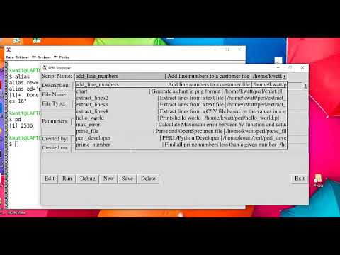 PERL/Python Developer Demo