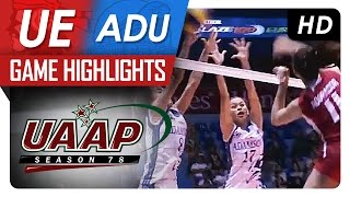 Uaap season 78: adamson university (adu) vs of the east (ue) game
highlights (wv) - april 13, 2016. subscribe to abs-cbn sports and
action channel...