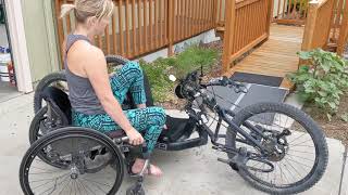 Wheelchair to Handcycle Transfer Series: Ashley