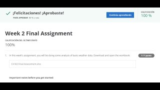 Excel Skills for Business: Advanced ll Week 2 Final Assignment 100% ll Coursera
