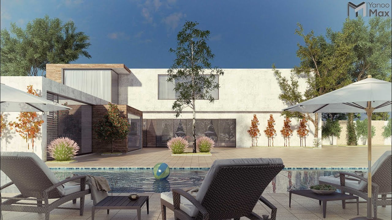 3ds max Advance exterior Lighting & rendering tutorial درس 3ds max Advance exterior Lighting & rendering tutorial درس