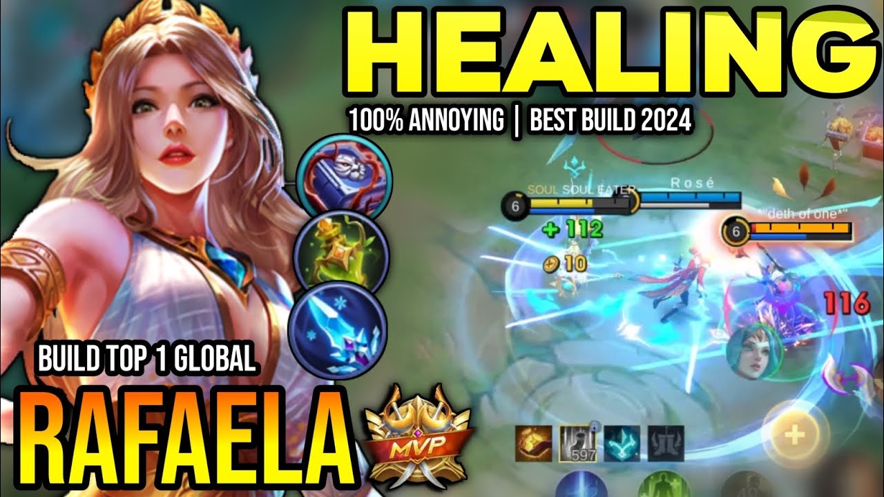RAFAELA BEST BUILD 2024 | BUILD TOP GLOBAL RAFAELA GAMEPLAY | MOBILE ...