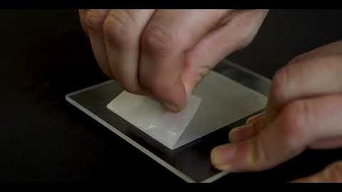 Setex GeckoTape™ Plexiglass peel demonstration