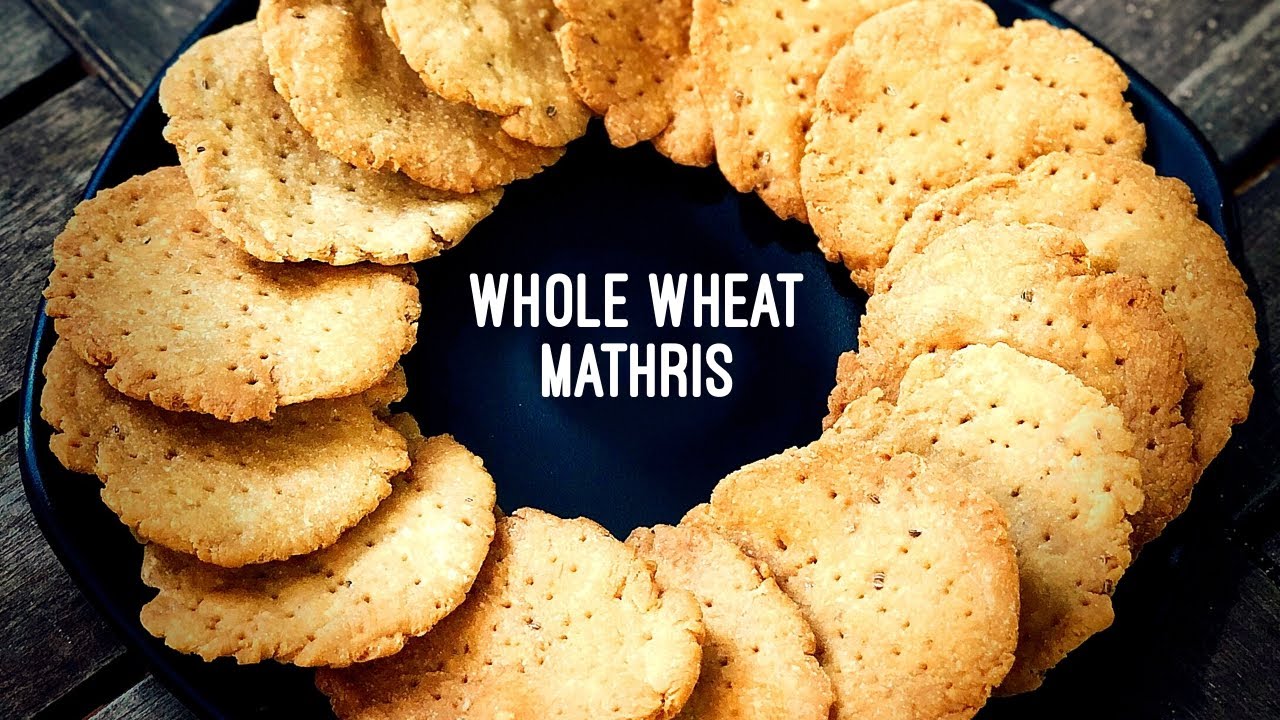 Wheat Flour Mathri Recipe - Atta Mathri | Khasta Atta Mathri | Flavourful Food By Priya