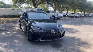2016 Lexus GS F  Sport Sedan Black 5.0L V-8