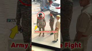 Army Police and traffic jam! #Army #police #traffic #fight