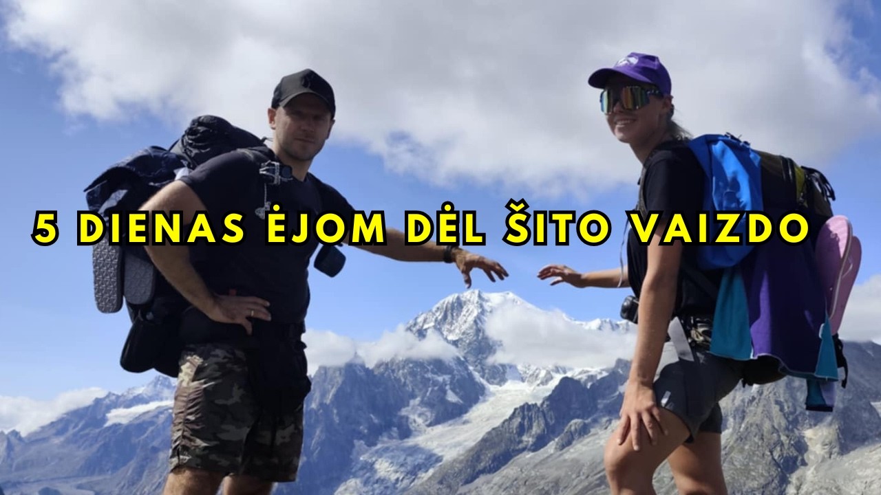 Mulai, minios žmonių ir vaizdingiausias kelias link Monblano