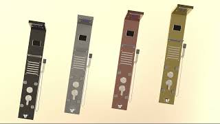 InArt JX-6072 8-in-1 Shower Panel | Luxury Bathroom Upgrade in 4 Finishes