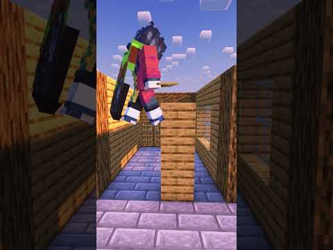 Minecraft Double Survival House🏠 #shorts