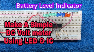 How to | DIY | Volt meter with led indicator ,measure dc low voltage #RC Invention #diy #howtomake