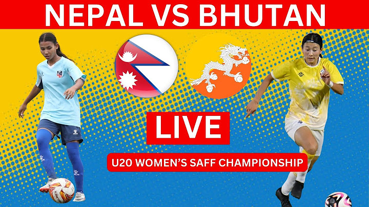 NEPAL VS BHUTAN U20 WOMEN'S FOOTBALL LIVE | U20 WOMEN'S SAFF CHAMPIONSHIP | LIVE MATCH ANALYSIS
