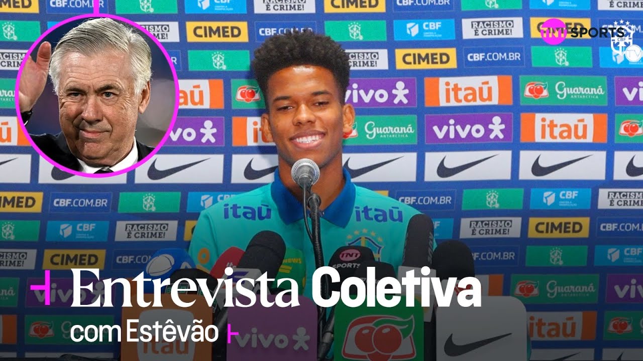 ESTÊVÃO FALA SOBRE MOMENTO NO CHELSEA, SONHO DE DISPUTAR A COPA E RELAÇÃO COM O ANCELOTTI