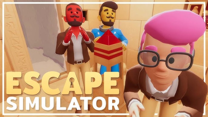 FANTASTIC NEW CO-OP ESCAPE ROOM GAME!!, Let's Play Escape Simulator