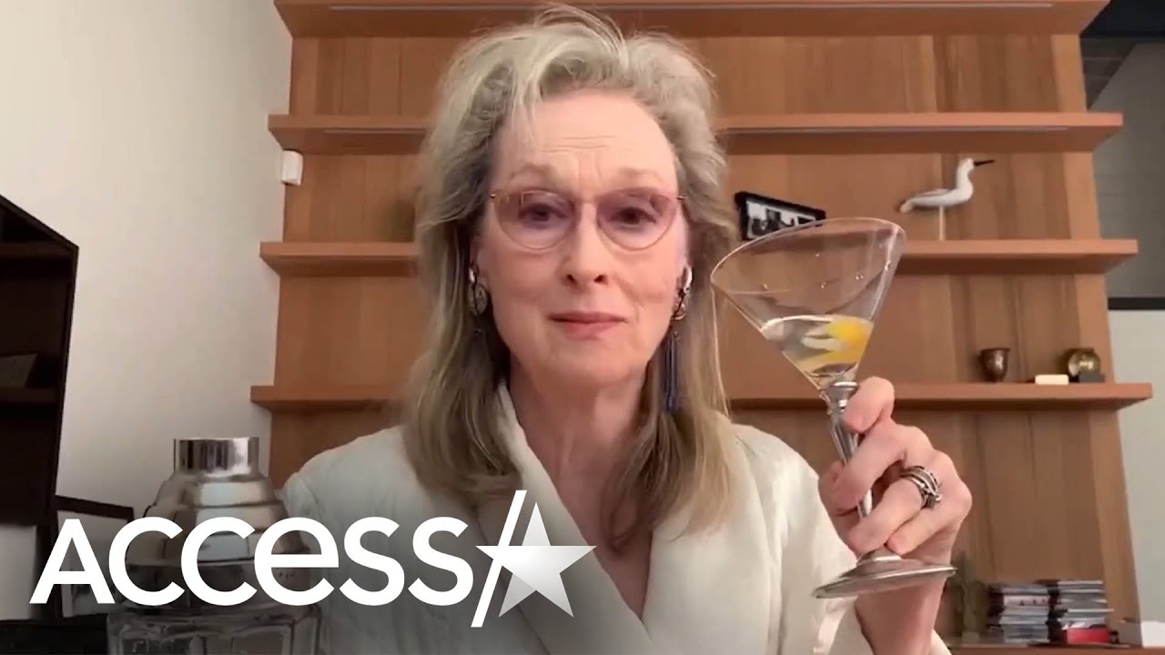 Meryl Streep Shakes Martini While Singing & Chugs Bottle Of Booze