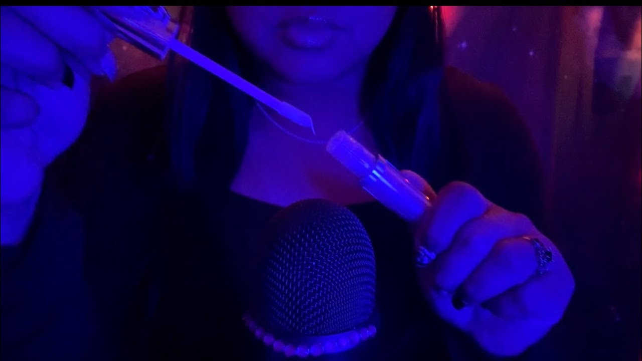 ASMR Lip gloss popping/pumping (No Talking)