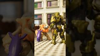 Chief doesn’t like Babies #halomegaconstrux #stopmotion #halo #masterchief #shortsfeed