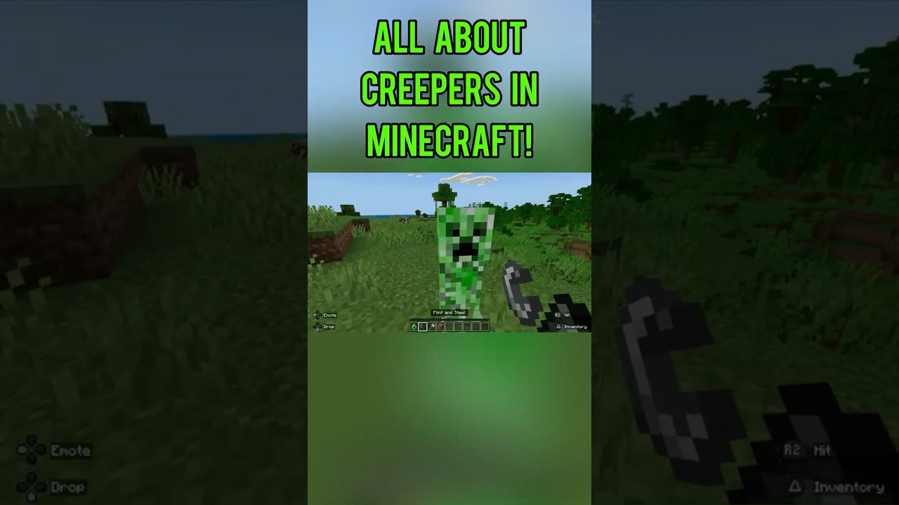 All about CREEPERS in Minecraft! 