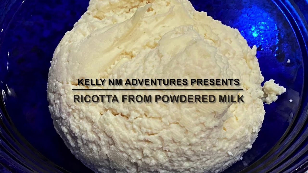 Homemade Ricotta from Powdered Milk YouTube