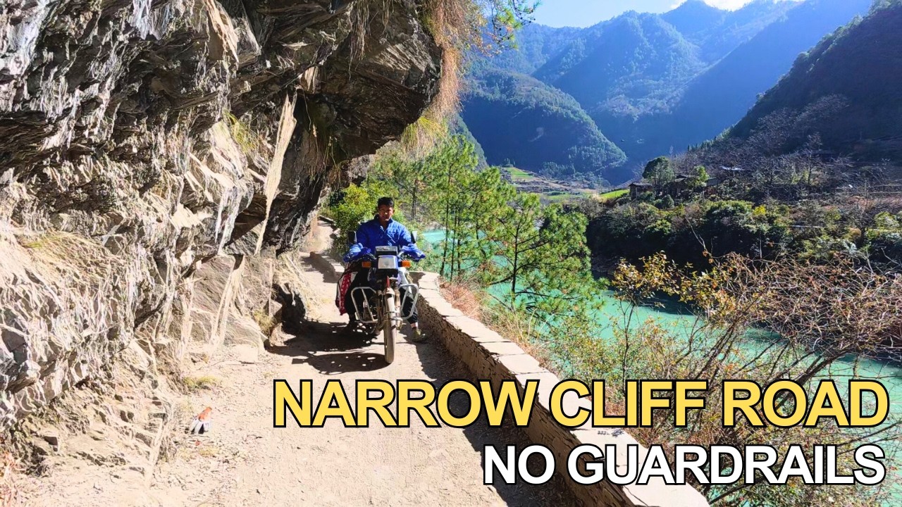 Жизнь на краю пропасти над рекой | Путешествие по Китаю