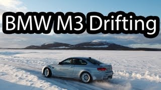 2014 BMW M3 Drifting Crash on Snow